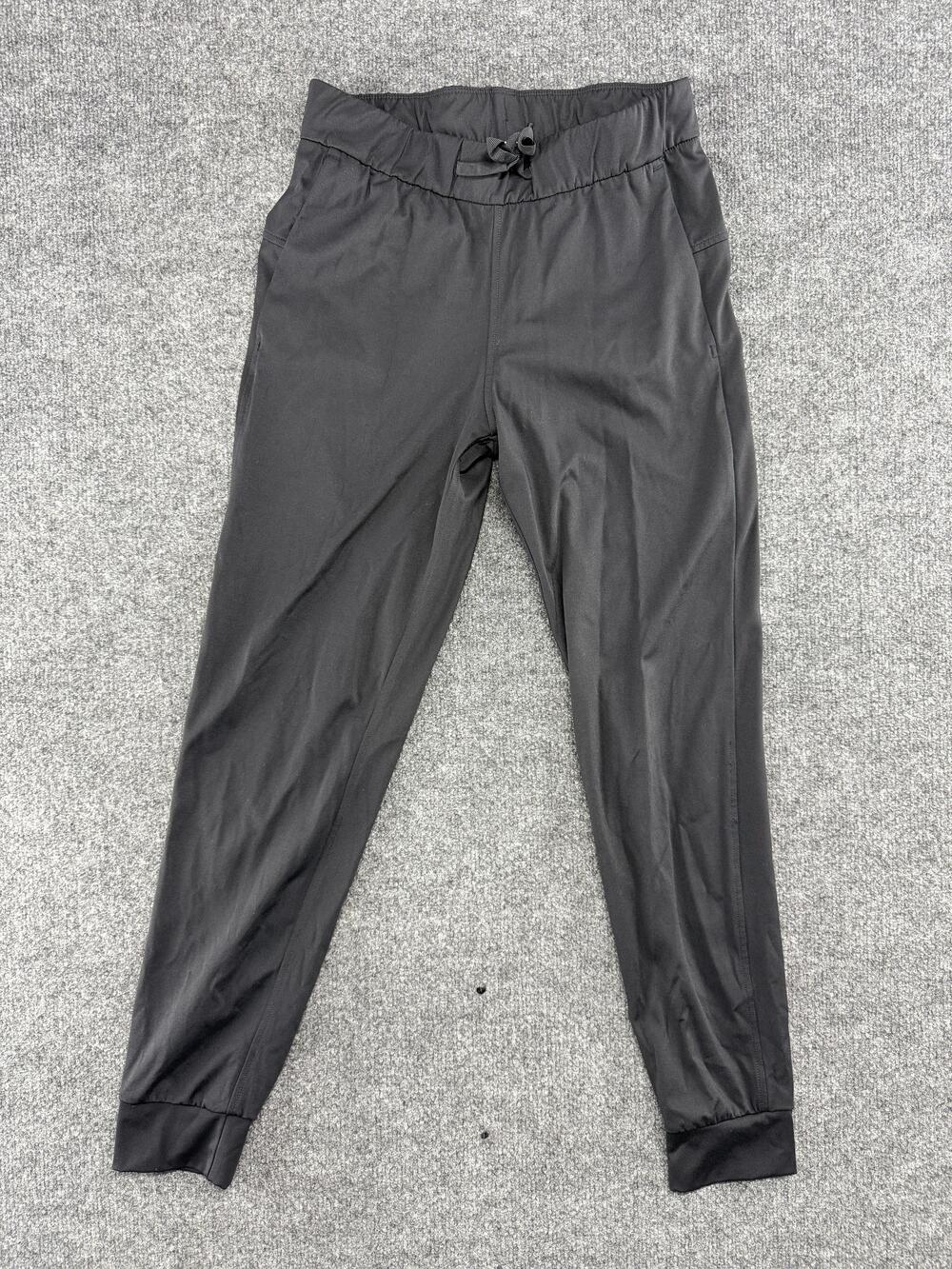 CRZ YOGA Pants Womens See Measurements Black Jogger Drawstring Pockets Athletic